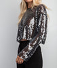 The Brighton Top: Long Sleeve Sequin Top - MomQueenBoutique