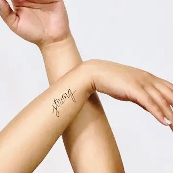 The Calligraphy Tattoo's: Temporary Tattoos - MomQueenBoutique