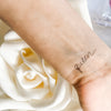 The Calligraphy Tattoo's: Temporary Tattoos - MomQueenBoutique