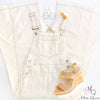 The Cammie Overalls: Cream Corduroy Overalls - MomQueenBoutique