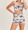 The Camo Yoga Bra: Pink Camo Sports Bra - MomQueenBoutique