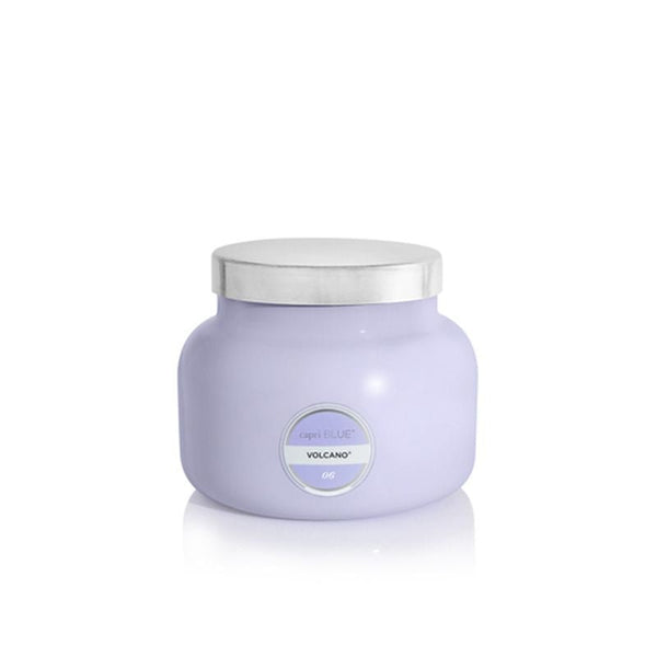 The Capri Blue Volcano Lavender Petite 8 oz Jar Candle: Volcano Purple Candle - MomQueenBoutique