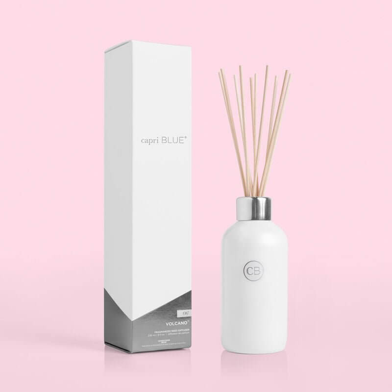 The Capri Blue Volcano White Signature Diffuser: Reed Diffuser - MomQueenBoutique