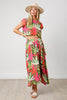 The Catherine Set: Tropical Print Skirt Set - MomQueenBoutique