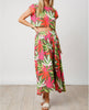 The Catherine Set: Tropical Print Skirt Set - MomQueenBoutique