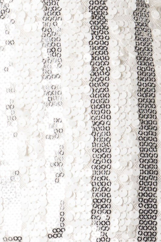 The Charlotte Shorts: Striped Sequins Shorts - MomQueenBoutique