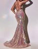 The Chloe Gown: Long Formal Sequin Gown - MomQueenBoutique