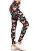 The Christmas Leggings: Soft Stretchy Holiday Print Tummy Control Leggings - MomQueenBoutique