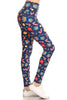 The Christmas Leggings: Soft Stretchy Holiday Print Tummy Control Leggings - MomQueenBoutique