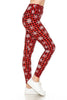 The Christmas Leggings: Soft Stretchy Holiday Print Tummy Control Leggings - MomQueenBoutique