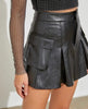 The Christy Skirt: Pleather Cargo Mini Skirts - MomQueenBoutique