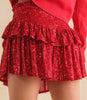 The CoCo Skort: Sequin Ruffle Skort - MomQueenBoutique