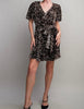 The Crystal Dress: Sequin Wrap Dress - MomQueenBoutique