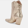 The Dallas Boots: Light Gold Metallic Suede Boots - MomQueenBoutique