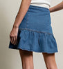 The Danielle Skirt Ruffled Denim Mini Skirt - MomQueenBoutique