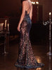 The Dawn Gown: Long Formal Sequin Gown - MomQueenBoutique