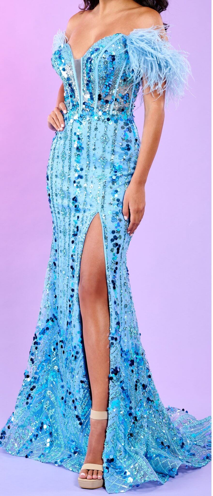 The Elsa Gown: Long Formal Dress - MomQueenBoutique