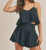 The Emma Set: Pleated Cami Short Set - MomQueenBoutique