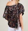 The Eve Top: Sequin Boat Neck Top - MomQueenBoutique