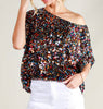 The Eve Top: Sequin Boat Neck Top - MomQueenBoutique