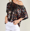 The Eve Top: Sequin Boat Neck Top - MomQueenBoutique