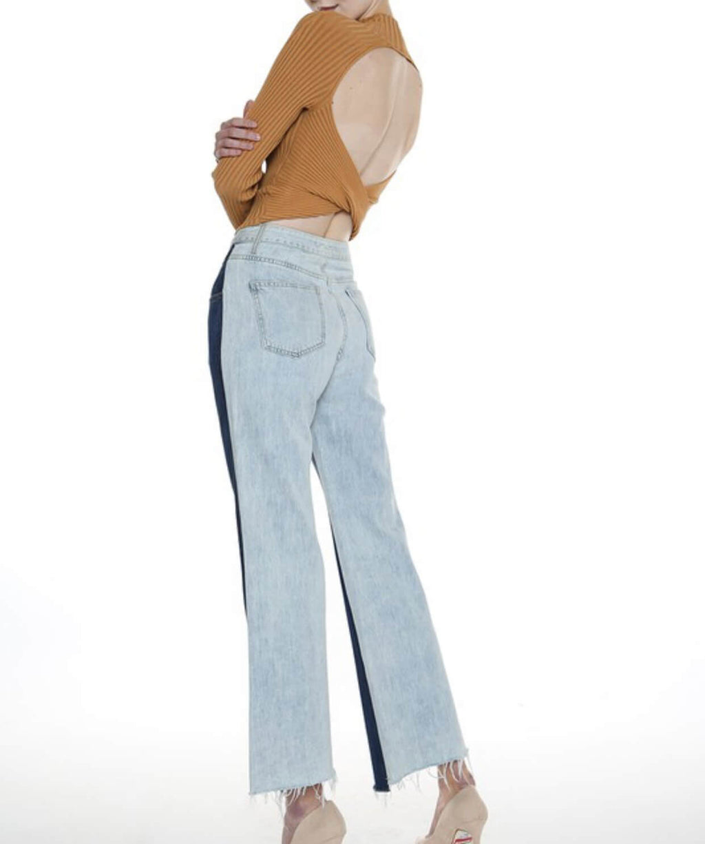 The Gabriella Top: Twisted Open Back Top - MomQueenBoutique