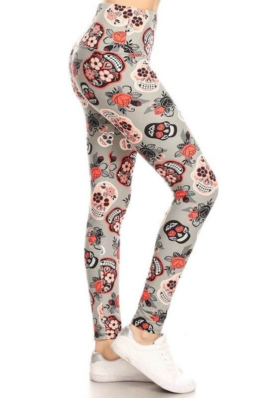 The Halloween Leggings: Stretchy Tummy Control Soft Leggings - MomQueenBoutique