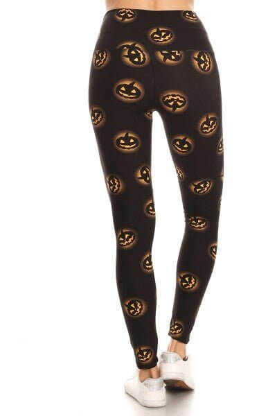 The Halloween Leggings: Stretchy Tummy Control Soft Leggings - MomQueenBoutique