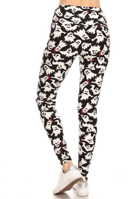 The Halloween Leggings: Stretchy Tummy Control Soft Leggings - MomQueenBoutique