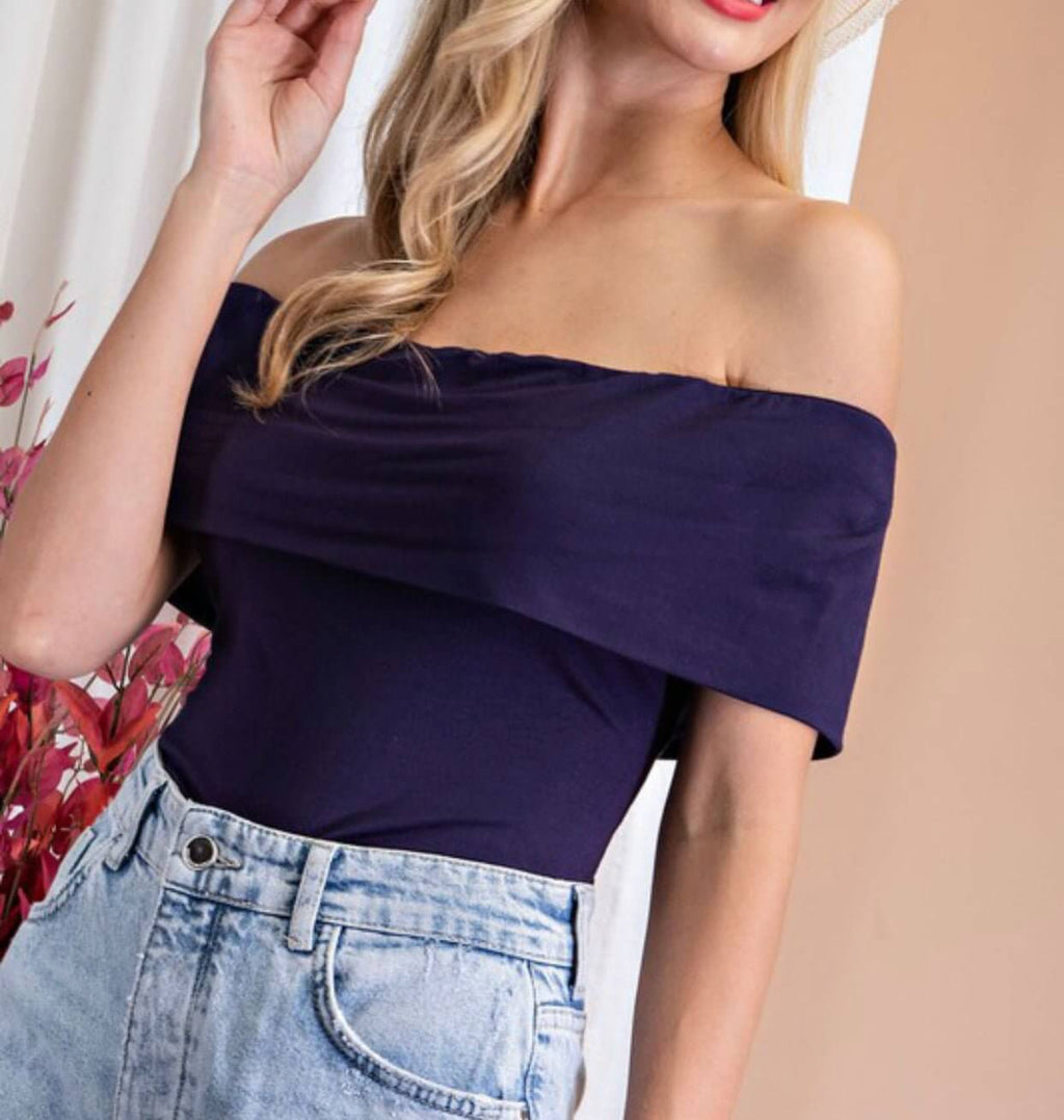 The Harley Bodysuit: Off The Shoulder Bodysuit - MomQueenBoutique