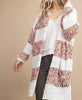 The Hattie Cardi: Stripe Fuzzy Cardigan - MomQueenBoutique