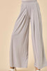 The Heather Set: 3/4th Sleeve Ribbed Wide Leg Pant Set - MomQueenBoutique