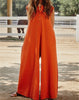 The Heidi Jumpsuit: Wide Leg Jumpsuit - MomQueenBoutique