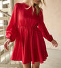 The Holly Dress: Satin Cut Out Back Mini Dress - MomQueenBoutique