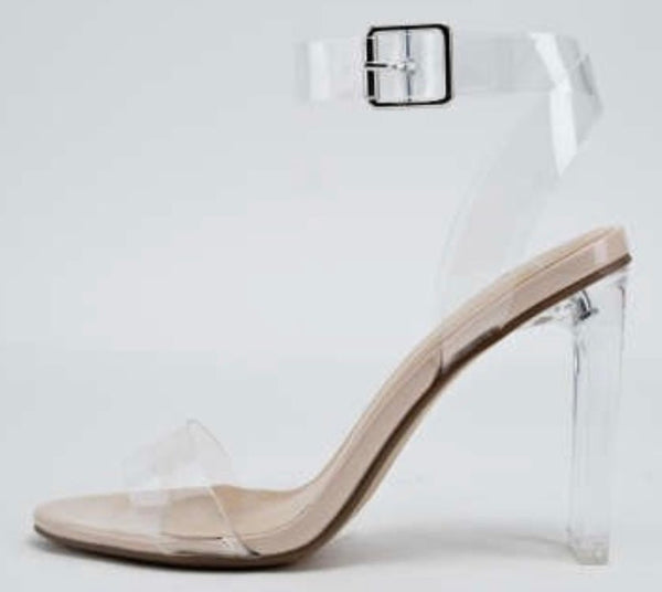 The Homecoming Court Heels: 3” Clear Acrylic Heel - MomQueenBoutique