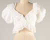 The Isabella Top: Ruffle Crop Top - MomQueenBoutique