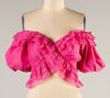 The Isabella Top: Ruffle Crop Top - MomQueenBoutique