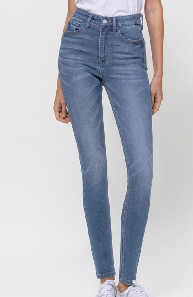 The Jadyn Jeans: Super Soft High Rise Skinny Jean - MomQueenBoutique