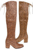 The Jane Boots: Cheetah Knee Boots - MomQueenBoutique