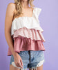 The Jennifer Top: One Shoulder Ruffle Top - MomQueenBoutique