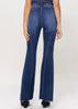 The Jessica Jeans: High Rise Stretchy Denim Flare Jeans - MomQueenBoutique