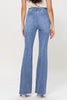 The Jessica Jeans: High Rise Stretchy Denim Flare Jeans - MomQueenBoutique