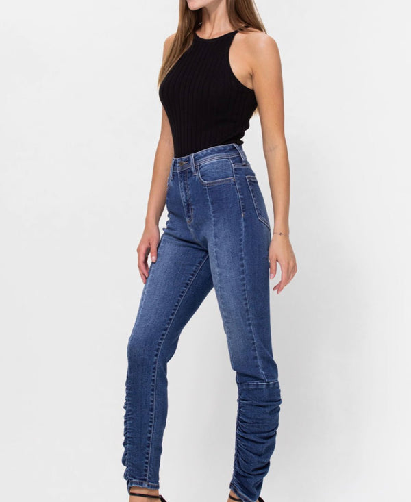 Drew High Rise Distressed Skinny Mom Jean – Lola Park Boutique