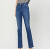 The Judy Jeans: Stretchy High Rise Bootcut Jeans - MomQueenBoutique