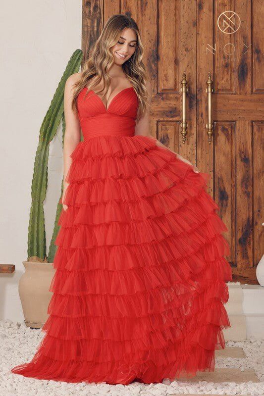The Julie Gown: Long Formal Prom Dress - MomQueenBoutique