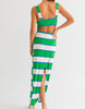 The Kelly Dress: Striped Body Con Maxi Dress - MomQueenBoutique