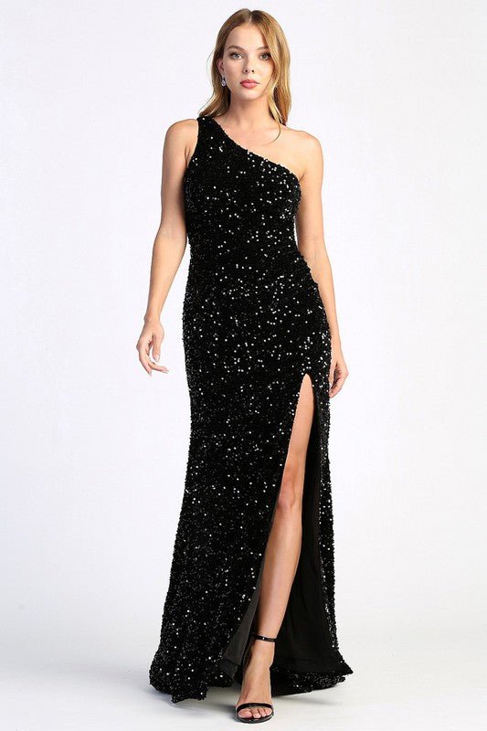 The Kimber Gown: Long Formal Prom Dress - MomQueenBoutique