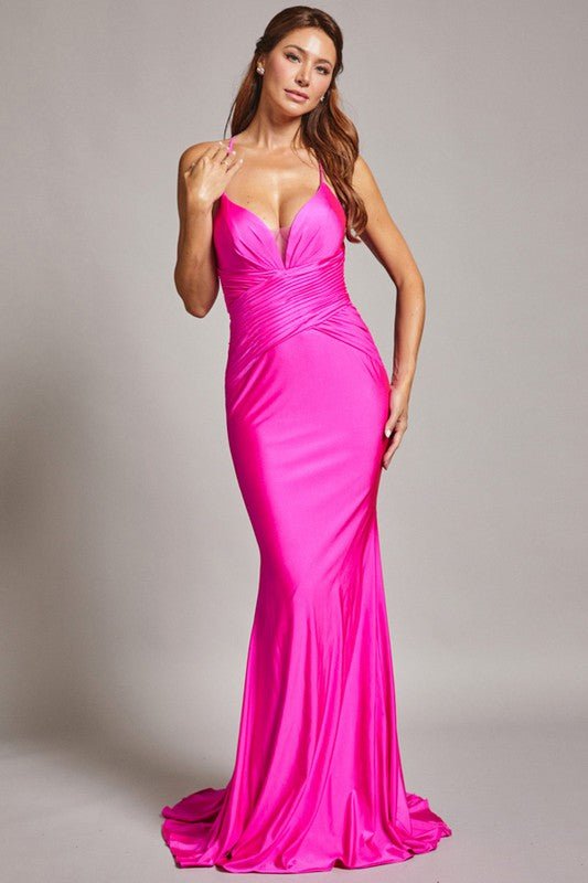 The Kinsley Gown: Long Formal Prom Dress - MomQueenBoutique