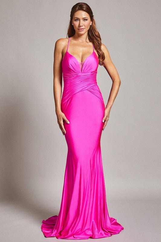 The Kinsley Gown: Long Formal Prom Dress - MomQueenBoutique