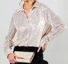 The Krista Top: Long Sleeve Sequin Blouse - MomQueenBoutique